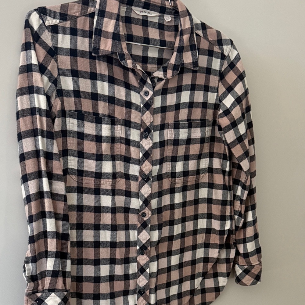 Plaid flannel Button-Up Shirt